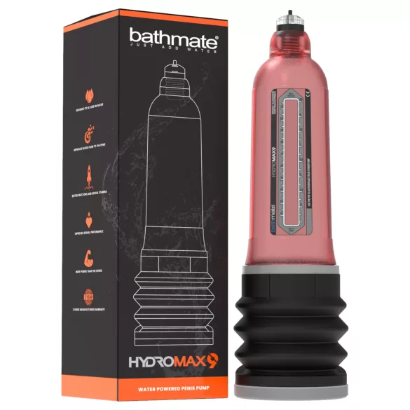 Bathmate Hydromax9 - hydropump (röd)