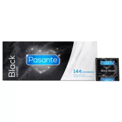 Pasante - latex kondom - svart - 144 st