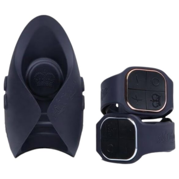 Pulse Duo Lux - trådlös parvibrator och onaniprodukt (grå)