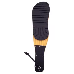 Rouge - träspanking med fotavtryck (svart)