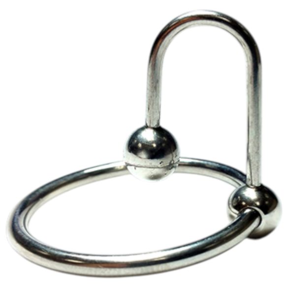 Rouge - kulformad dilator i rostfritt stål (silver)