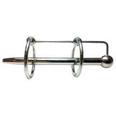   Rouge - dilatator med dubbla ringar - rostfritt stål - silver