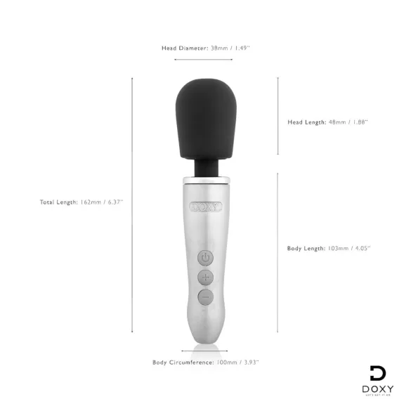 Doxy Go - massagevibrator - silver