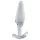Clarity Utopian Floret - glas-analplugg (genomskinlig)