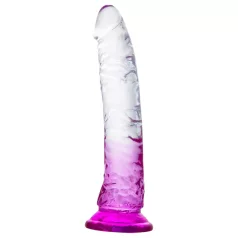 Lonely Lance - dildo med sugpropp - lila transparent