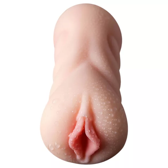 Lonely 2in1 - konstgjord vagina och mun-masturbator (naturfärg)