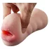 Lonely 2in1 - konstgjord vagina och mun-masturbator (naturfärg)