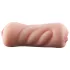 Lonely 2in1 - konstgjord vagina och mun-masturbator (naturfärg)