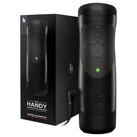 The Handy 1.1 - masturbator för män - appstyrd VR - svart