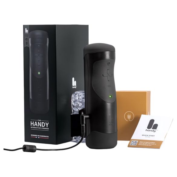 The Handy 1.1 - masturbator för män - appstyrd VR - svart