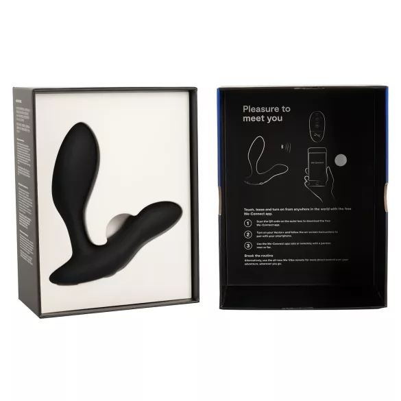 We-Vibe Vector+ - App-styrd analvibrator (svart)