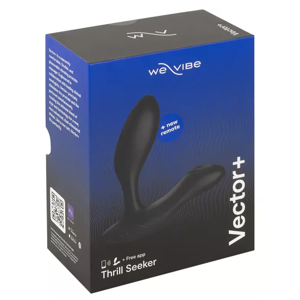 We-Vibe Vector+ - App-styrd analvibrator (svart)