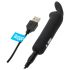 Happyrabbit Bullet - uppladdningsbar kanin vibrator (svart)