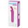 Happyrabbit Bullet - uppladdningsbar kaninformad stavvibrator (lila)