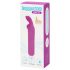 Happyrabbit Bullet - uppladdningsbar kaninformad stavvibrator (lila)