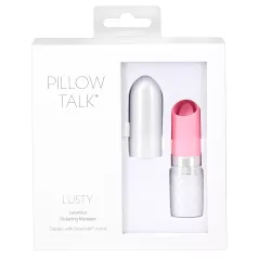   Pillow Talk Lusty - stavvibrator med tungform - uppladdningsbar - rosa
