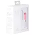 Pillow Talk Lusty - uppladdningsbar stavvibrator med tungfunktion (vit/rosa)