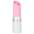Pillow Talk Lusty - uppladdningsbar stavvibrator med tungfunktion (vit/rosa)