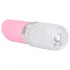 Pillow Talk Lusty - uppladdningsbar stavvibrator med tungfunktion (vit/rosa)
