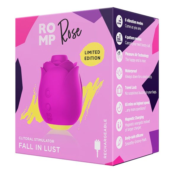 ROMP Rose - luftvågande rosvibrator (rosa)