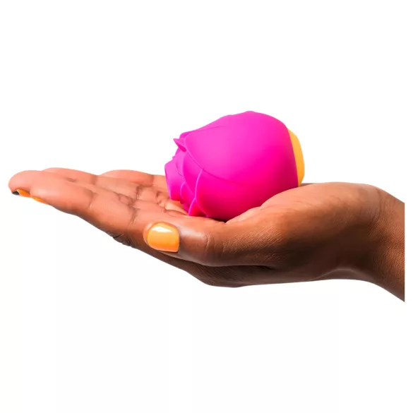 ROMP - lufttrycksvibrator för klitoris - rosdesign - rosa