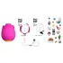 ROMP - lufttrycksvibrator för klitoris - rosdesign - rosa