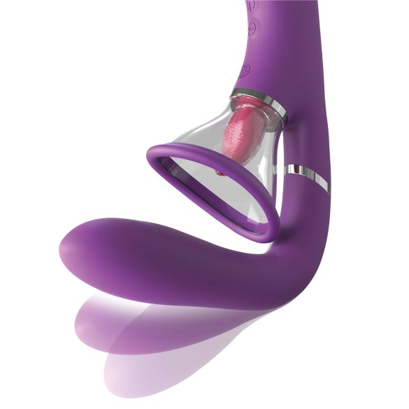 Fantasy For Her - G-punkt och klitorisstimulator vibrator med 4 motorer - lila
