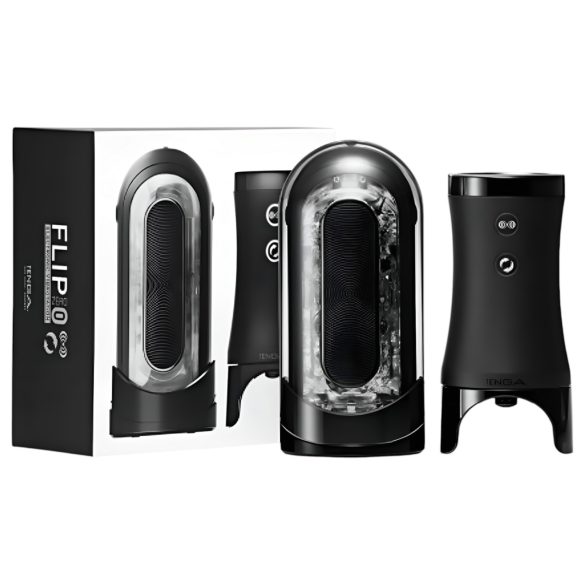 TENGA Flip 0 Elektronisk - automatisk onaniprodukt (svart)