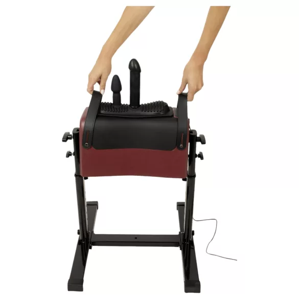 The Banger CLIMAXXR360 - nätansluten sexmaskin med 360°-säte och 2 motorer