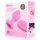 b-vibe hjärta – trådlös analvibrator, laddningsbar (rosa)