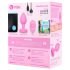 b-vibe hjärta – trådlös analvibrator, laddningsbar (rosa)