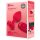 b-vibe heart - uppladdningsbar analvibrator med fjärr (röd)
