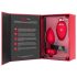 b-vibe heart - uppladdningsbar analvibrator med fjärr (röd)