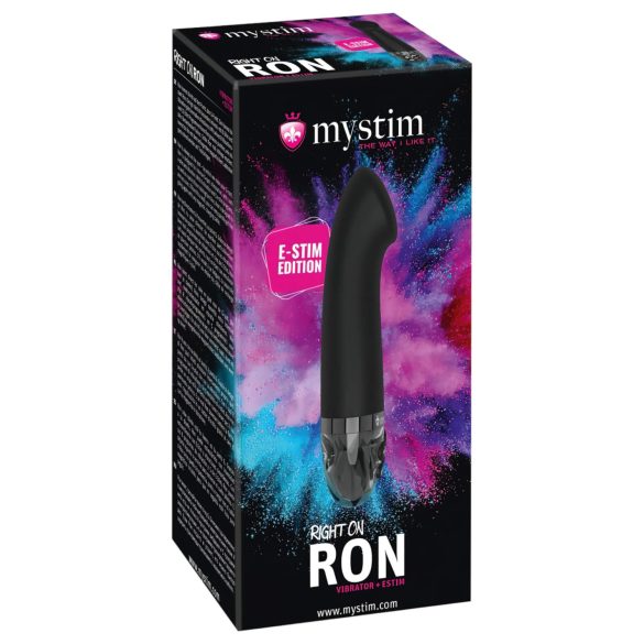 mystim Right on Ron E-Stim - elektro G-punkt vibrator (svart)