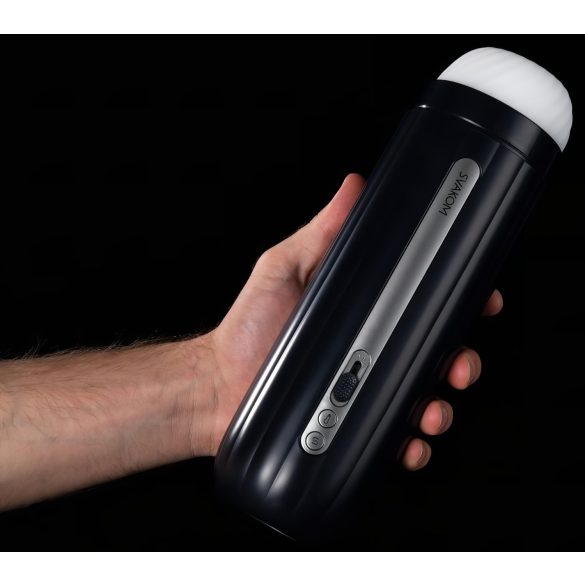 Svakom Hannes Neo - värmande masturbator med upp-och-ner rörelse - blå