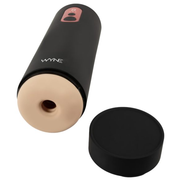 WYNE 08 - Batteridriven svart upp-och-ned onanimaskin