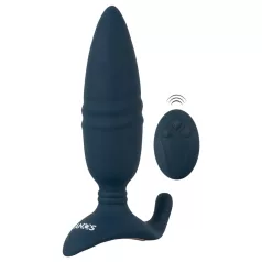   ANOS - analvibrator med fjärrkontroll - stötfunktion - blå
