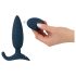 ANOS - fjärrstyrd blå anal vibrator