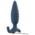 ANOS - fjärrstyrd blå anal vibrator