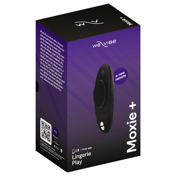 We-Vibe Moxie+ - klitorisstimulator med fjärrkontroll - svart