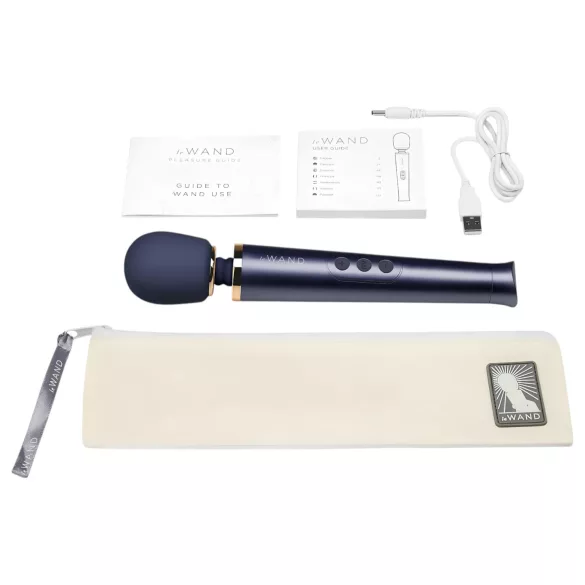 Le Wand Petite - vibrator massager uppladdningsbar blå