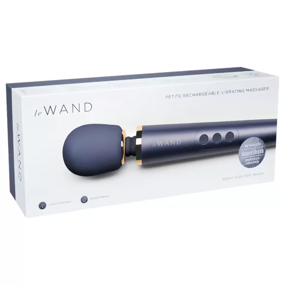 Le Wand Petite - vibrator massager uppladdningsbar blå