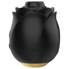 Fifty Shades of Grey - rosavibrator med lufttryck - svart