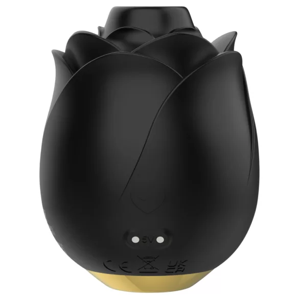 Fifty Shades of Grey - rosavibrator med lufttryck - svart