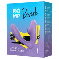 ROMP Reverb - lufttrycksvibrator 2-i-1 för G-punkten (lila)