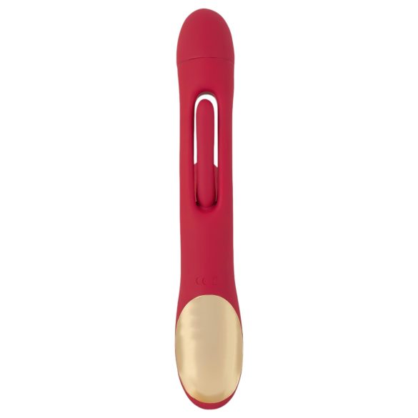 Smile - Klitorisstimulator vibrator med tungform - röd