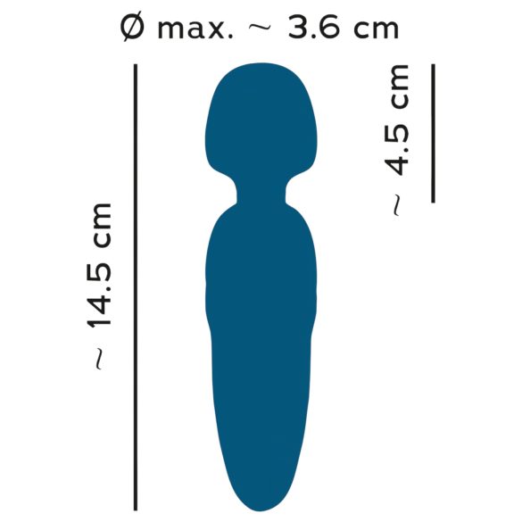 You2Toys Petite - massagevibrator uppladdningsbar blå