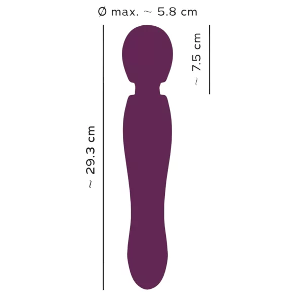 You2Toys Grande - uppladdningsbar massagevibrator - röd