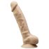 Silexd 8 - fjärrstyrd vibrator med pung (naturfärg)