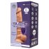Silexd 8 - fjärrstyrd vibrator med pung (naturfärg)